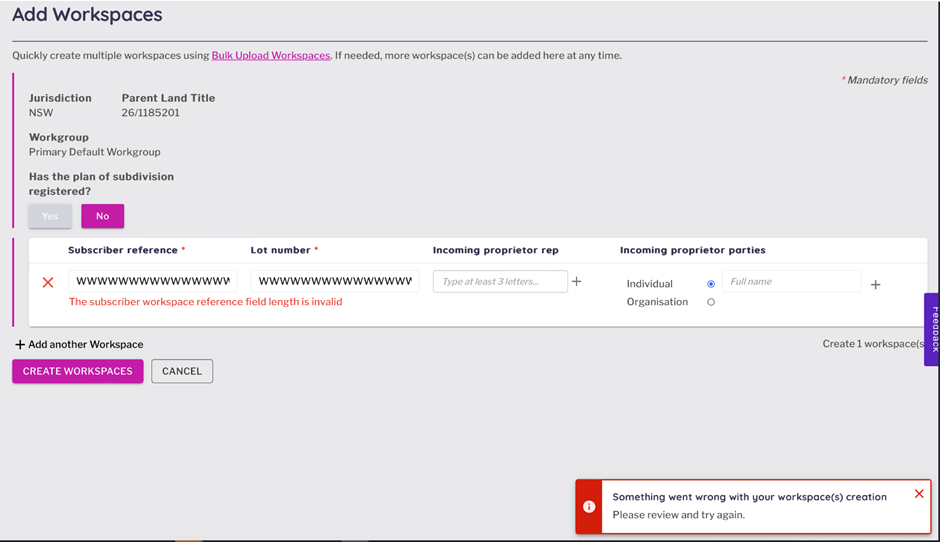 Projects Release 13.2.0 11 Sep 2024 PEXA Help Centre